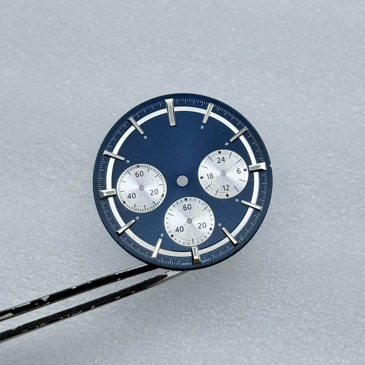 29.5mm/32.5mm Multi-functional Watch Dial Green Luminous for VK63 Movement Parts