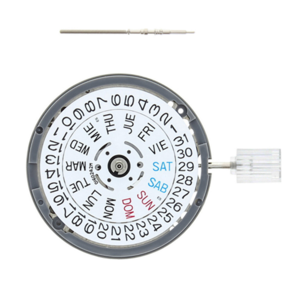 FOR SEIKO (SII) NH36 NH36A AUTOMATIC WATCH MOVEMENT DAY DATE 3 WHITE DATE NEW
