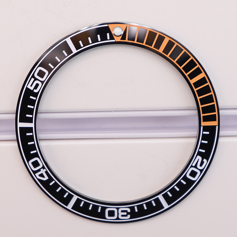 Outer diameter 41mm inner diameter 32.2mm modified Seiko warrior Ceramic bezel