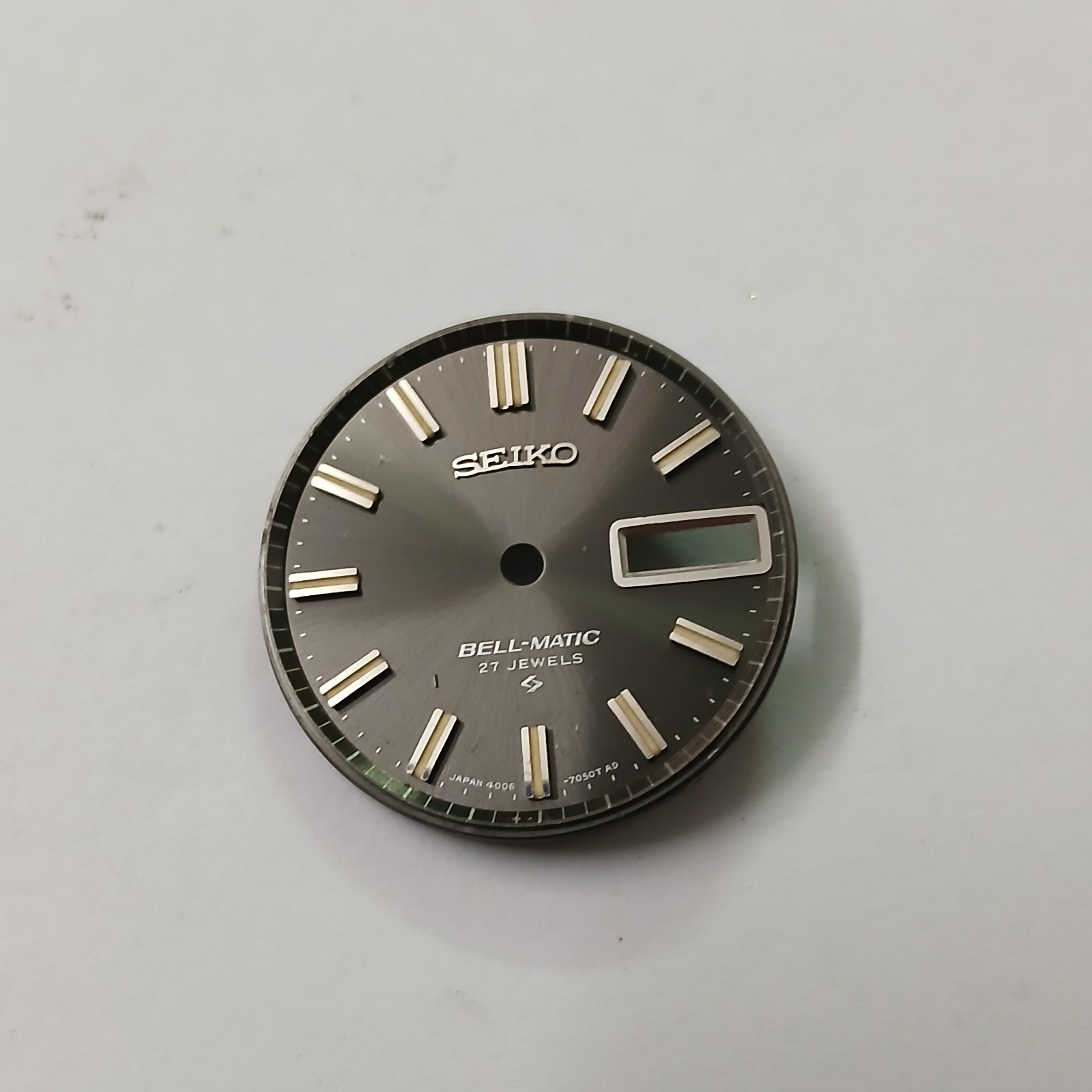 GENUINE SEIKO BELL-MATIC 27 JEWEL 4006A BLACK DIAL FOR MODEL 4006-7002