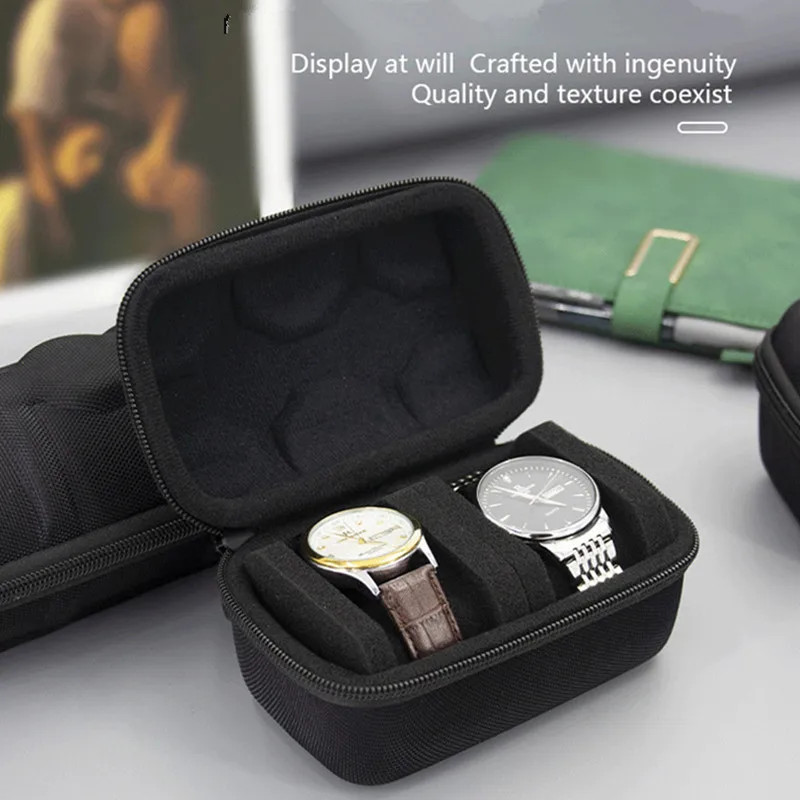 EVA Watch Travel Roll Case 1-4 Slot Storage Organizer Shockproof Protector