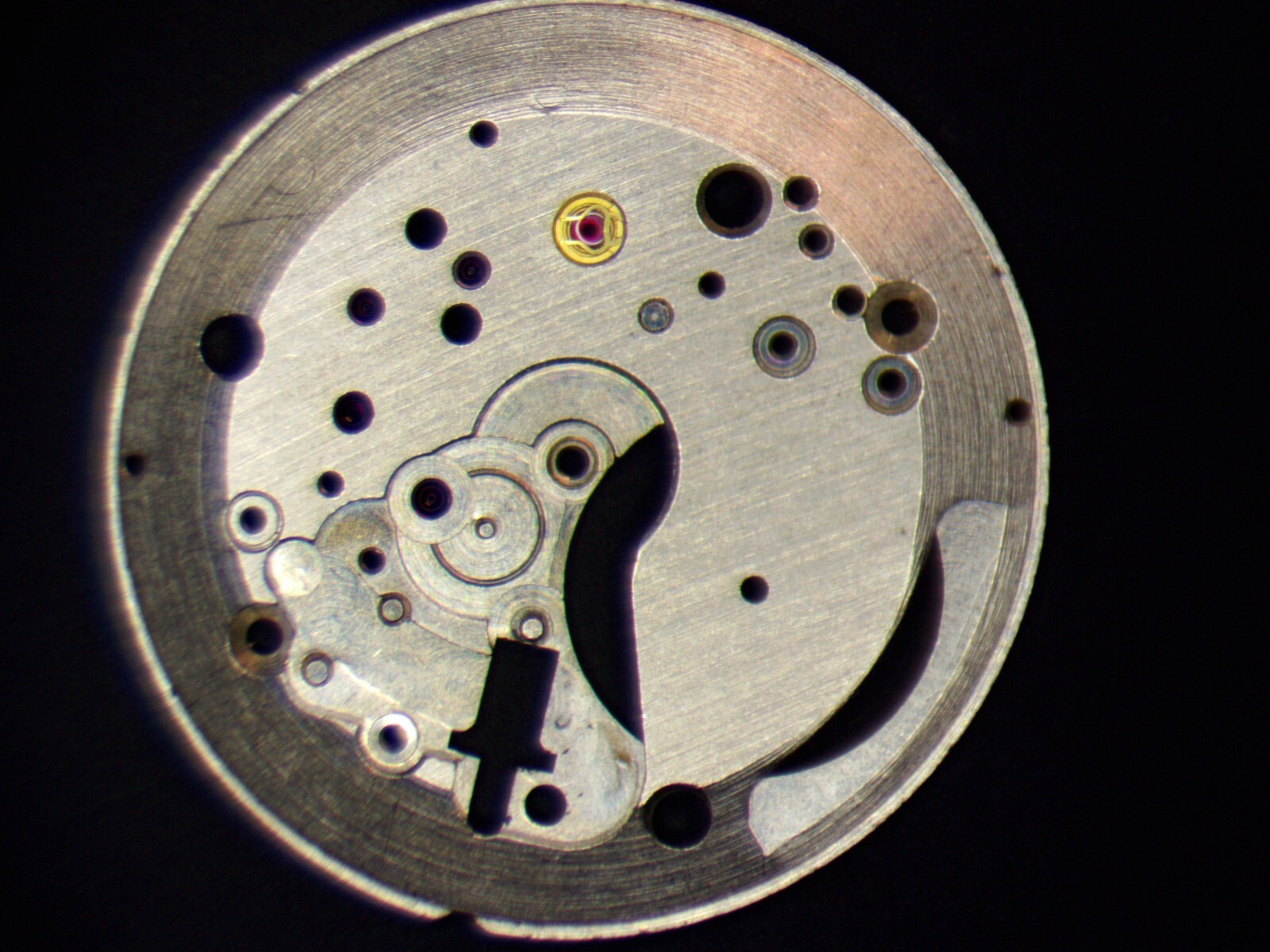 Bulova 11ALAC 0100 Main Plate, jewels all okay parts repair
