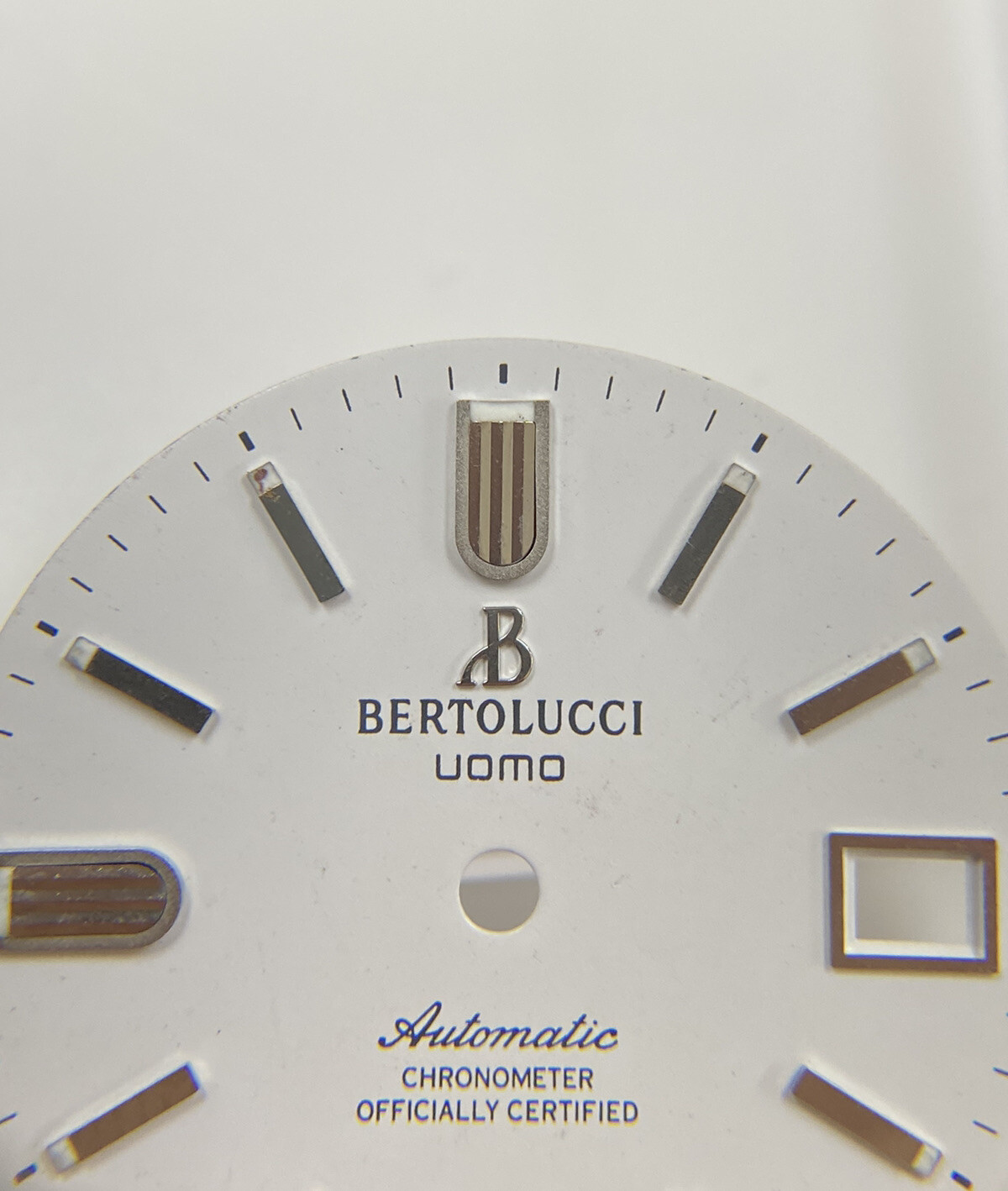 Original Bertolucci Uomo Automatic 28mm White Dial Ref: 884.55.41.10B