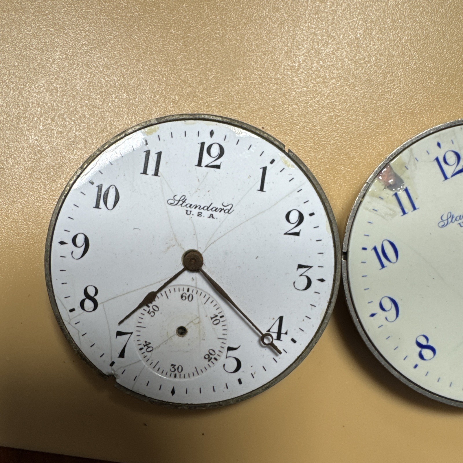 NY Standard 7 Jewel Mechanical Pocket Watch Movement SOLD AS IS!