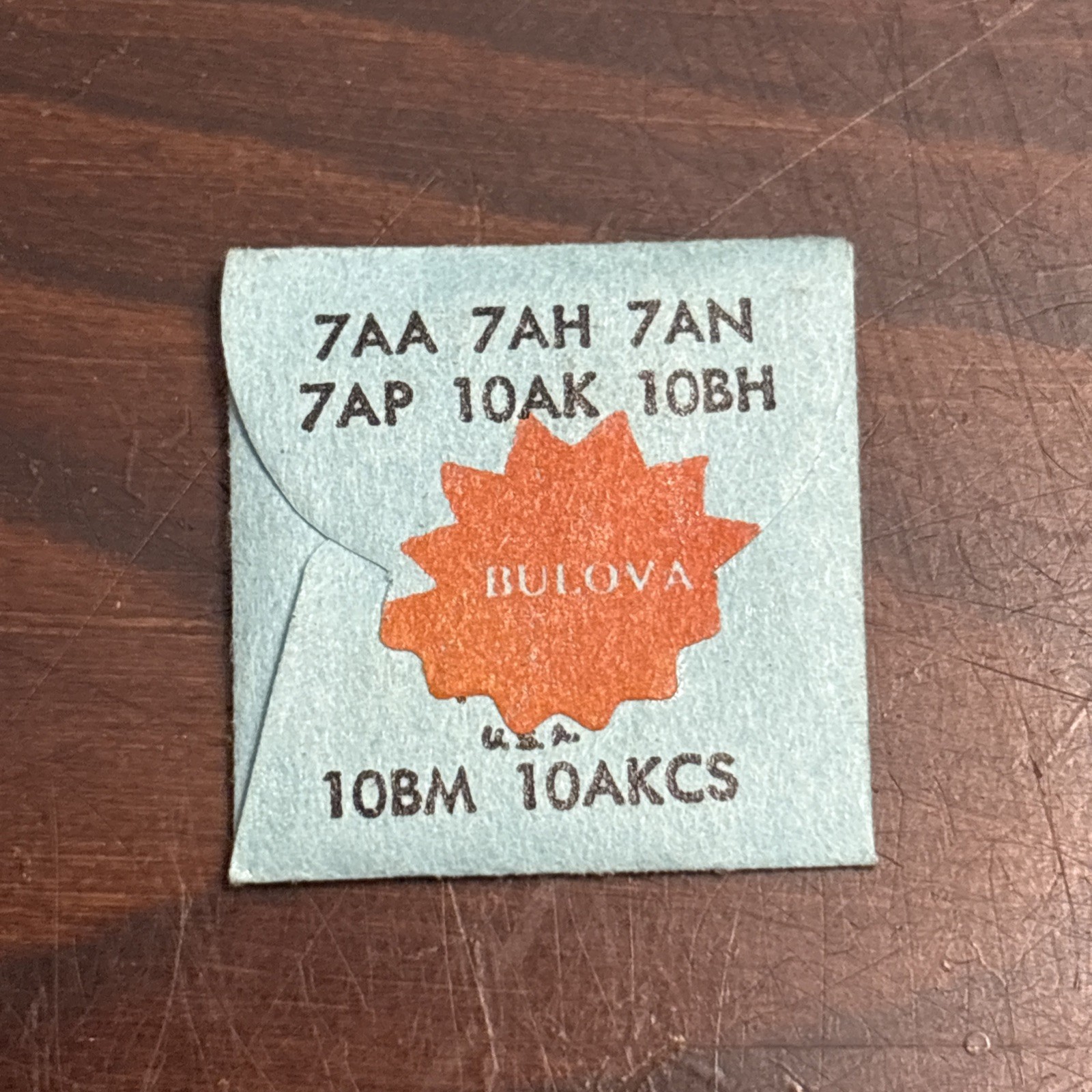 Bulova 7AK – Part #56 – Balance Staff – Factory Watch Replacement Repair Part