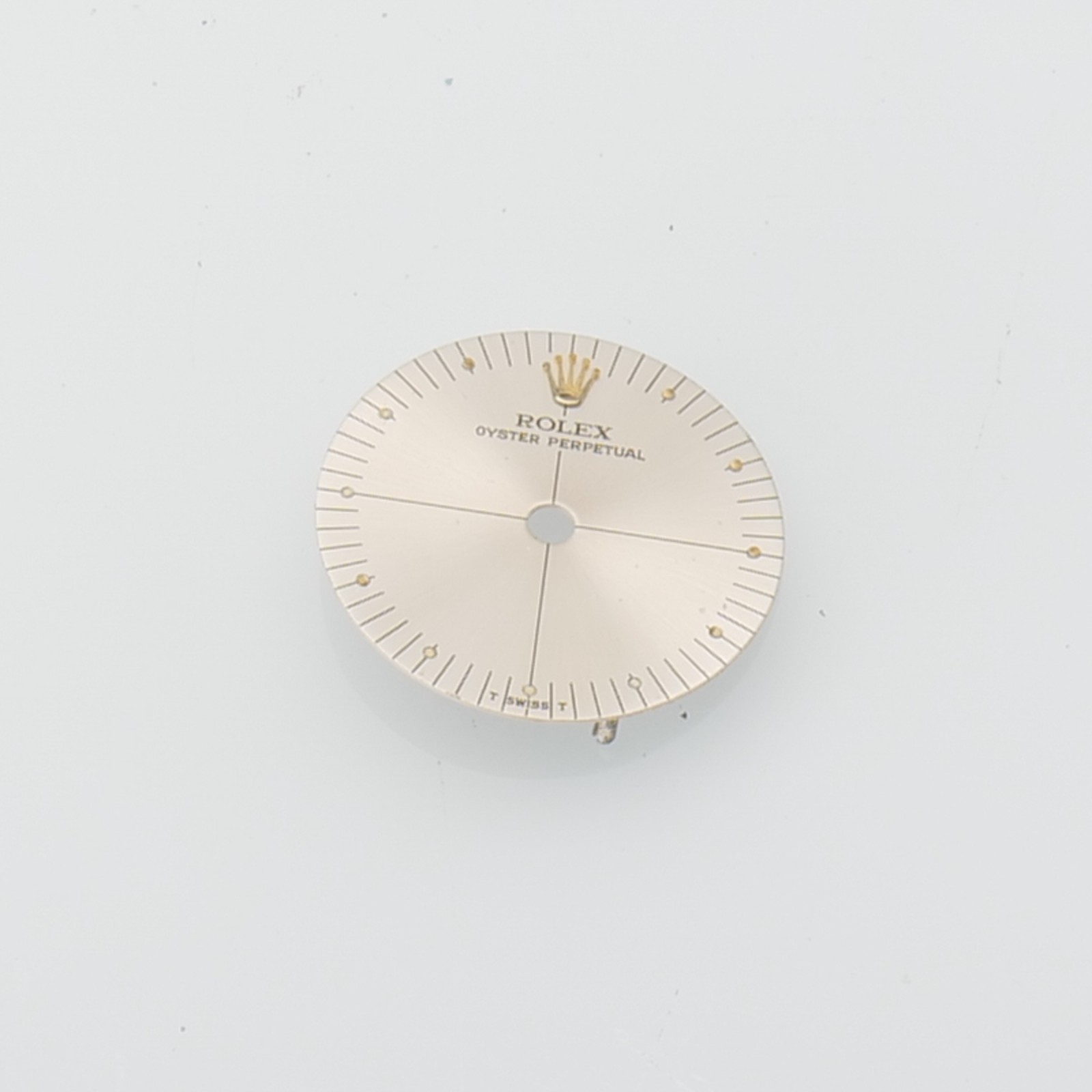 Genuine Rolex Oyster Perpetual 18mm Zephyr Dial Champagne & Gold 6917 Swiss Made