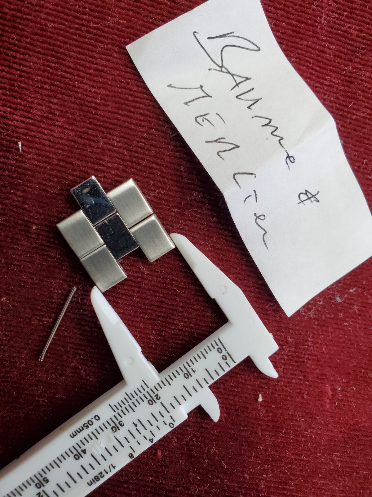 without tags Original Baume Mercier BM 19MM X 6MM STAINLESS STE G1N