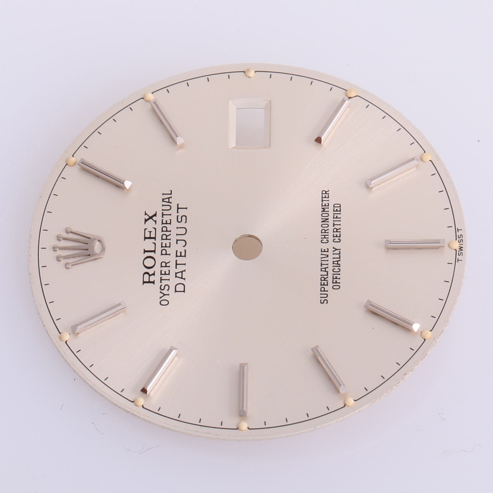 Rolex Mens Datejust 36mm Silver Stick Dial T Swiss T 16014-16234 #E16