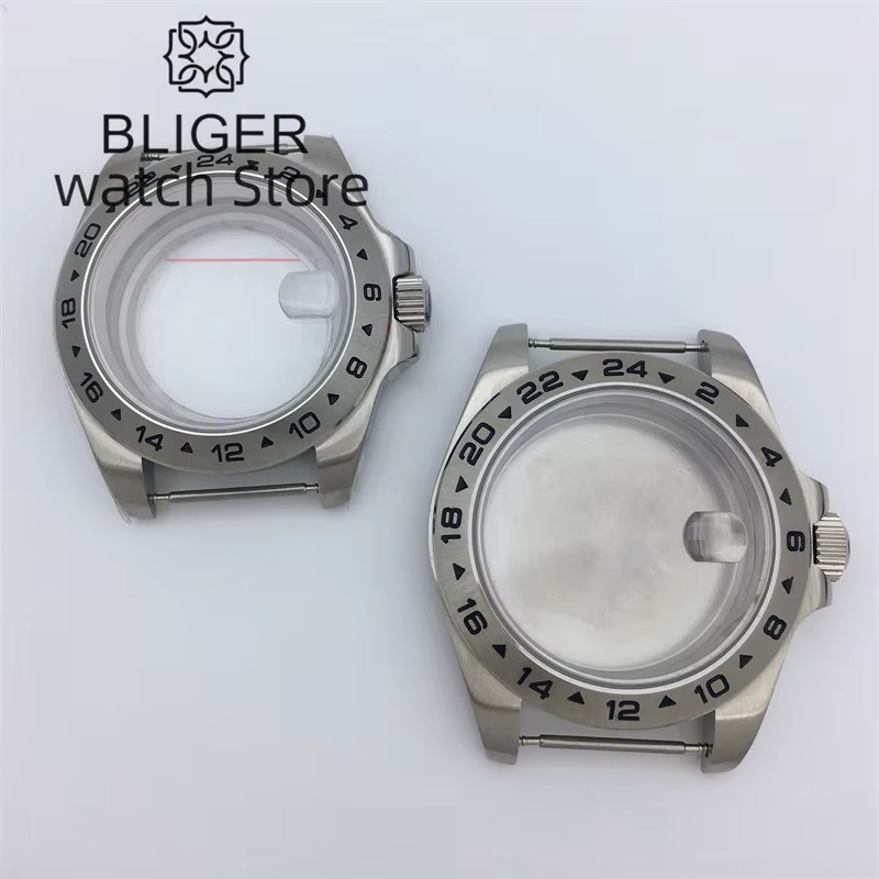 40Mm /43Mm Explore 2 Case Solid Bezel Sapphire Glass Fit NH34 NH35 NH36 ETA2824