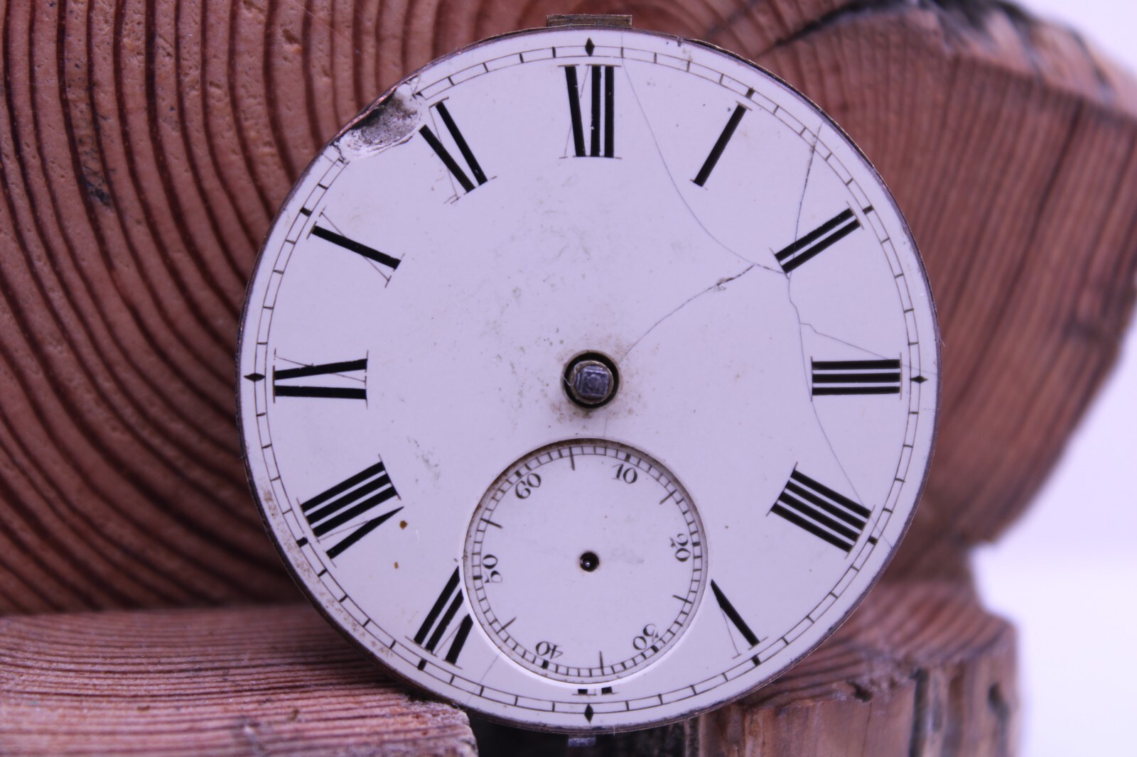 ENGLISH FUSEE VERGE POCKET WATCH MOVEMENT 41.3mm #15216 FOR REPAIR (KO)