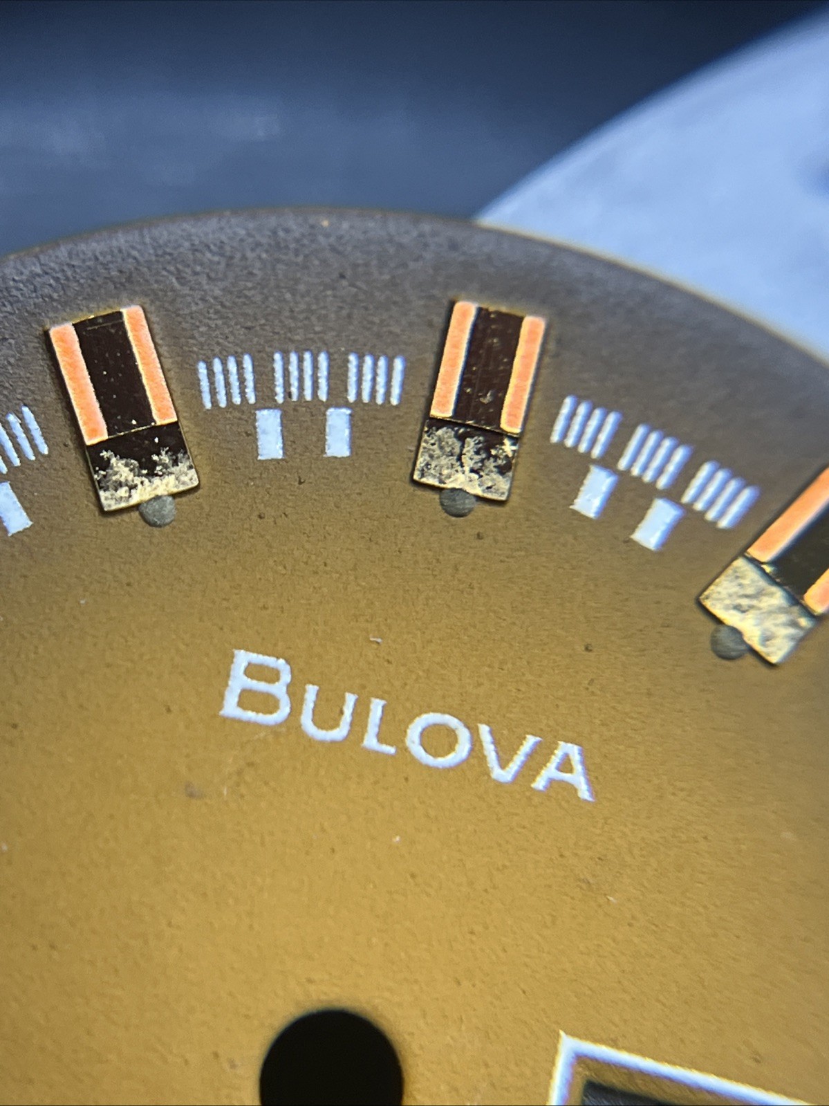 Bulova Automatic Day-Date Jet Star Orange Dial (010)