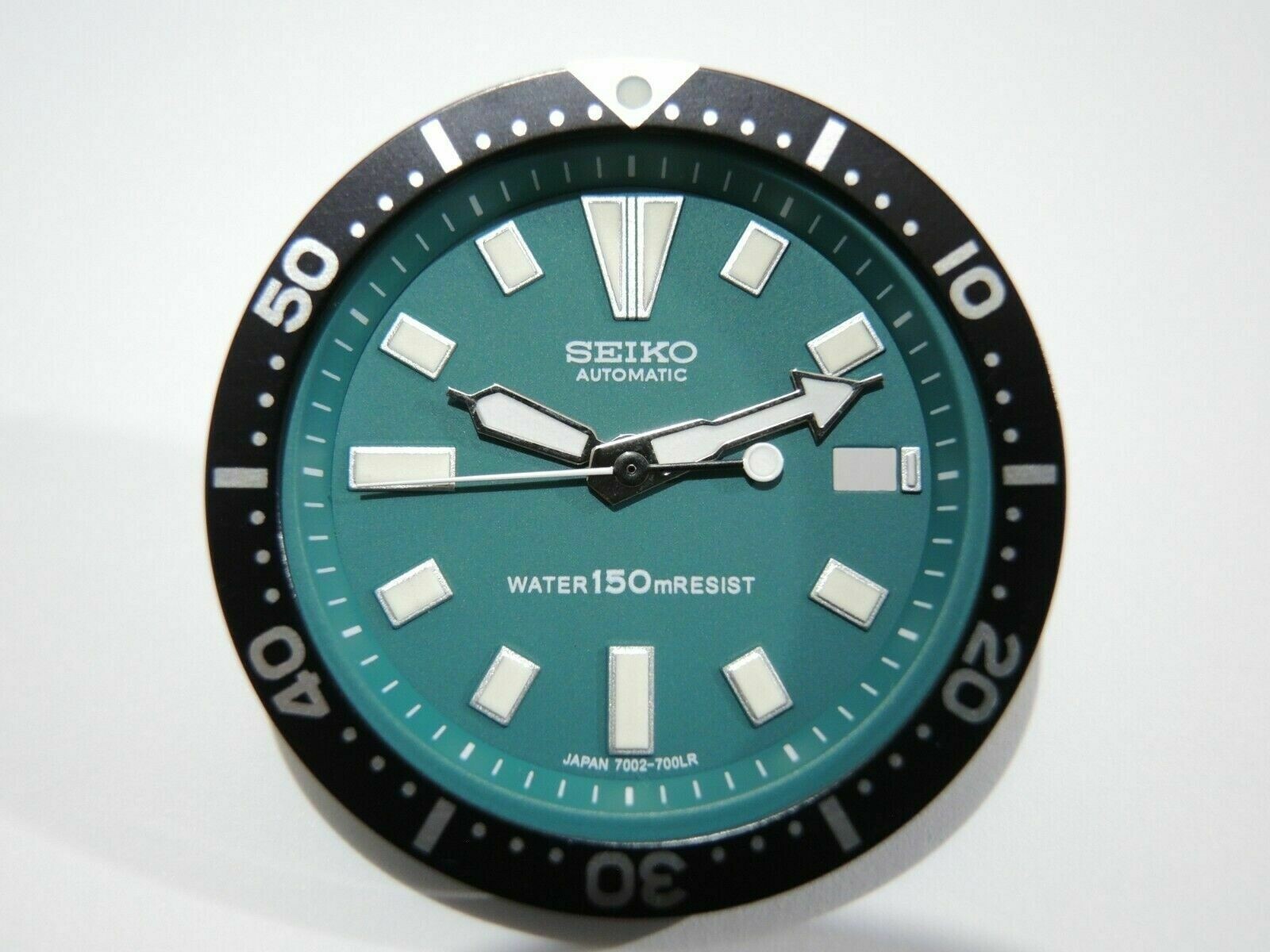 NEW GREEN DIAL,MINUTE TRACK,HANDS, INSERT LARGE DIVERS 7002-7001/7000J WATCH