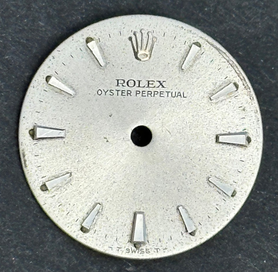 Vintage Rolex Ladies Oyster Perpetual Watch Dial For 24mm Case No Date