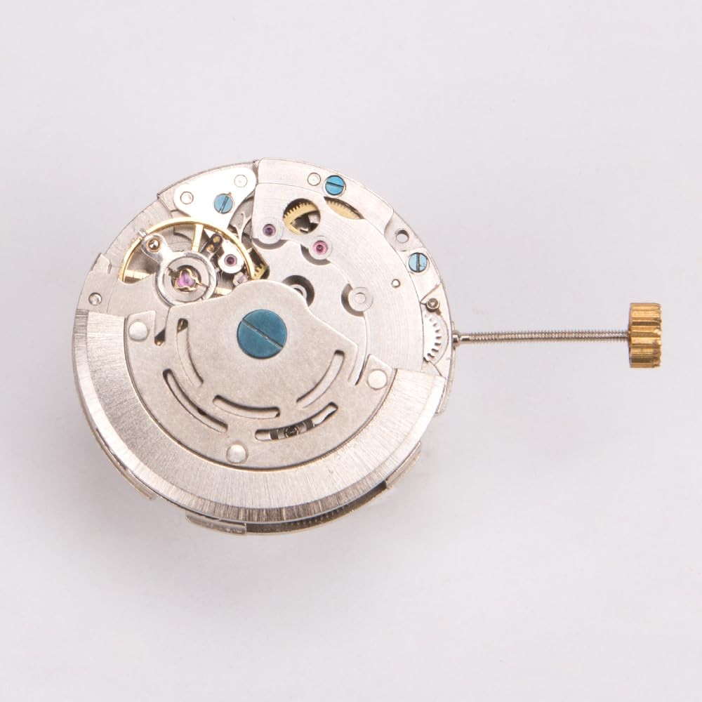 KOOBOOK Automatic Mechanical Watch Wrist Movement Day Date Medium, Silver