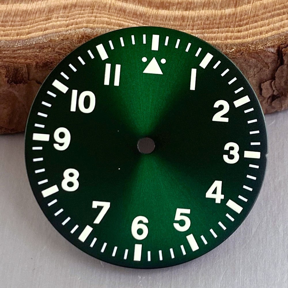 36mm pilot style Steel Watch Case For Miyota 8215/NH35/PT5000 Sapphire Glass