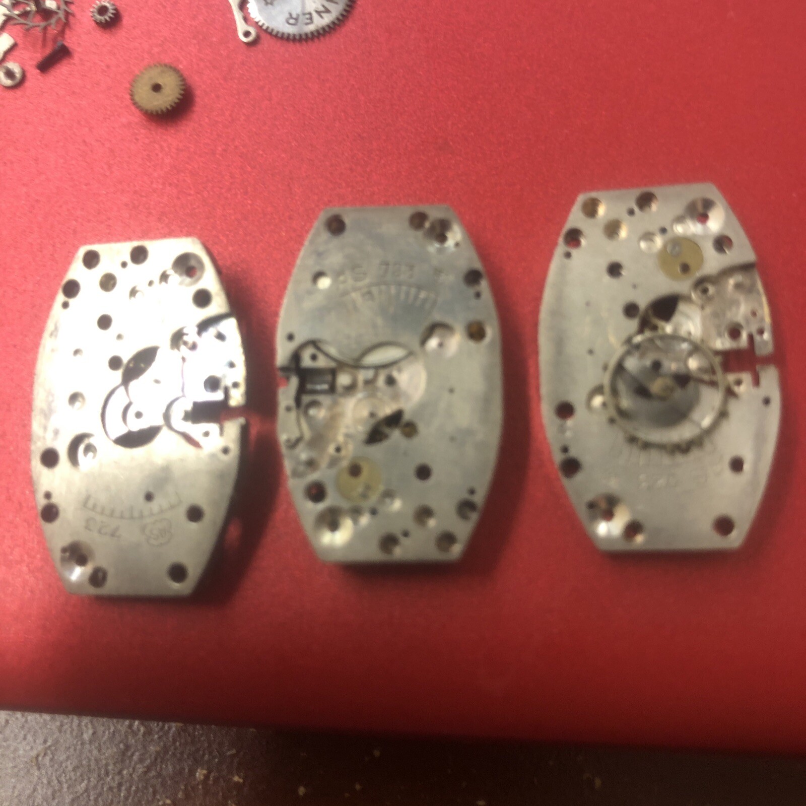 A Schild Old Antique Vintage Watch Movement For Parts, Repair Verities