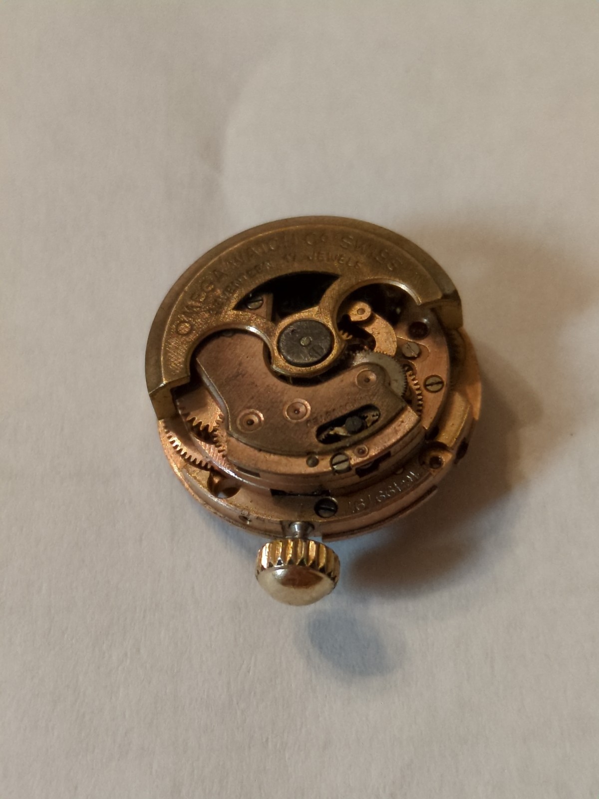 OMEGA AUTOMATIC MOVEMENT CAL 455 FOR OMEGA LADYMATIC WATCH 17 JEWELS- WORKING