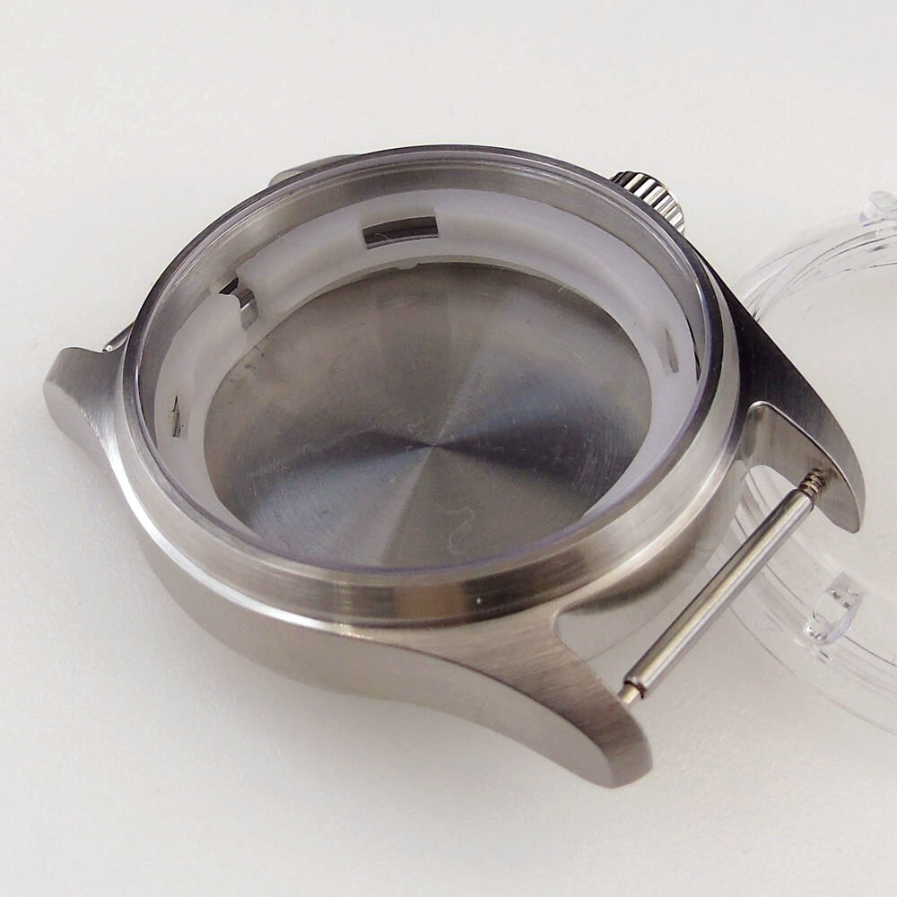 200M WR 39mm solid brushed Watch Case Fit For NH35 NH36 Movement Sapphire Glass