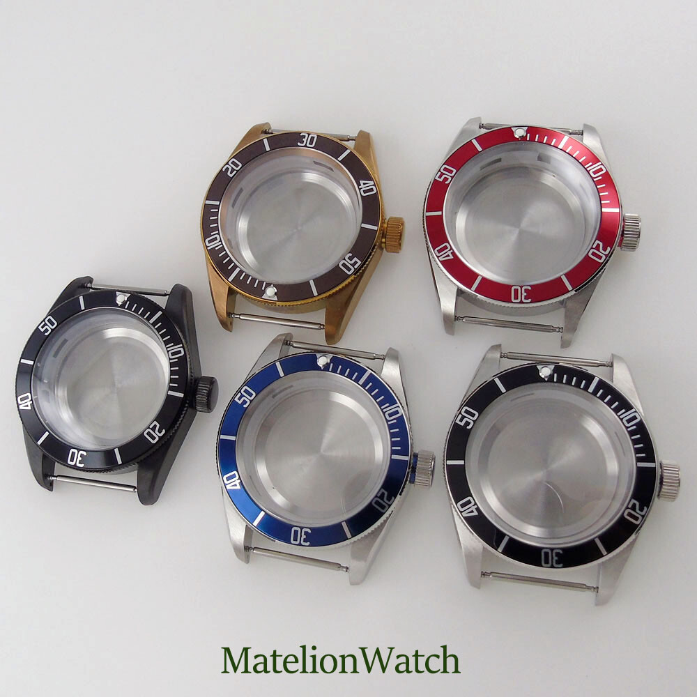 41mm Watch Case Parts Fit For NH35 NH36 Miyota 8215 ETA 2836 10 ATM Waterproof