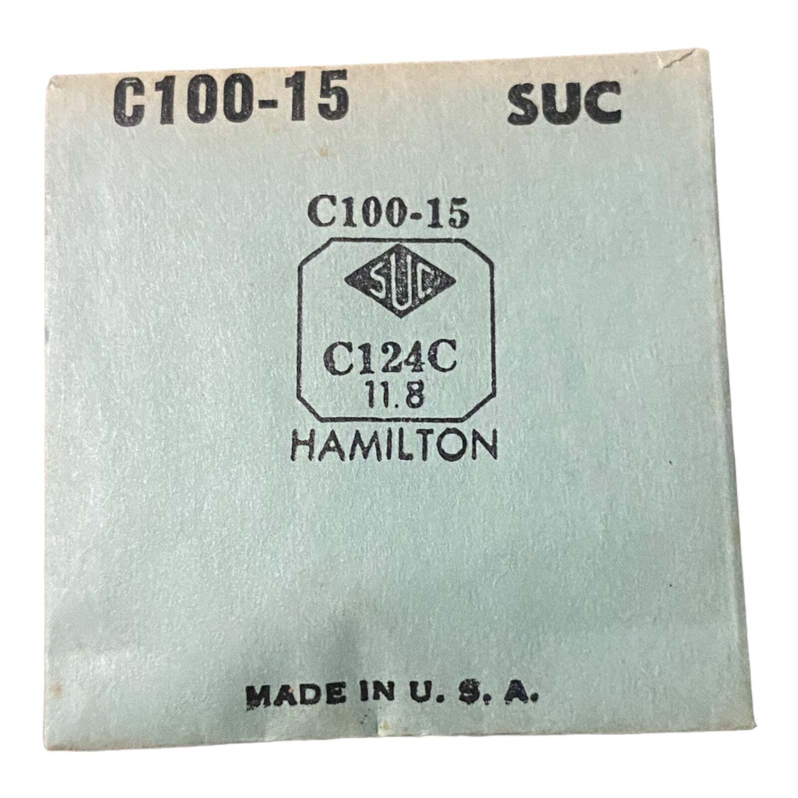 SUC C100-15 C124C Watch Crystal 11.8 NOS Part Hamilton Same: R250