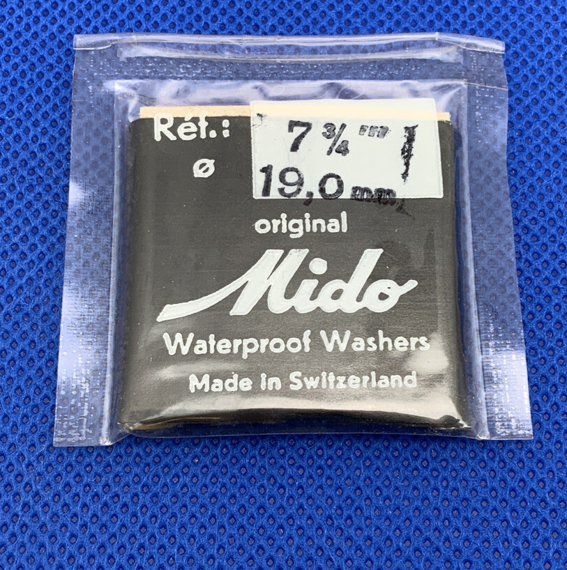 Mido 7 3/4 – 19.0mm Waterproof Washer. Sealed NOS 03-50 R