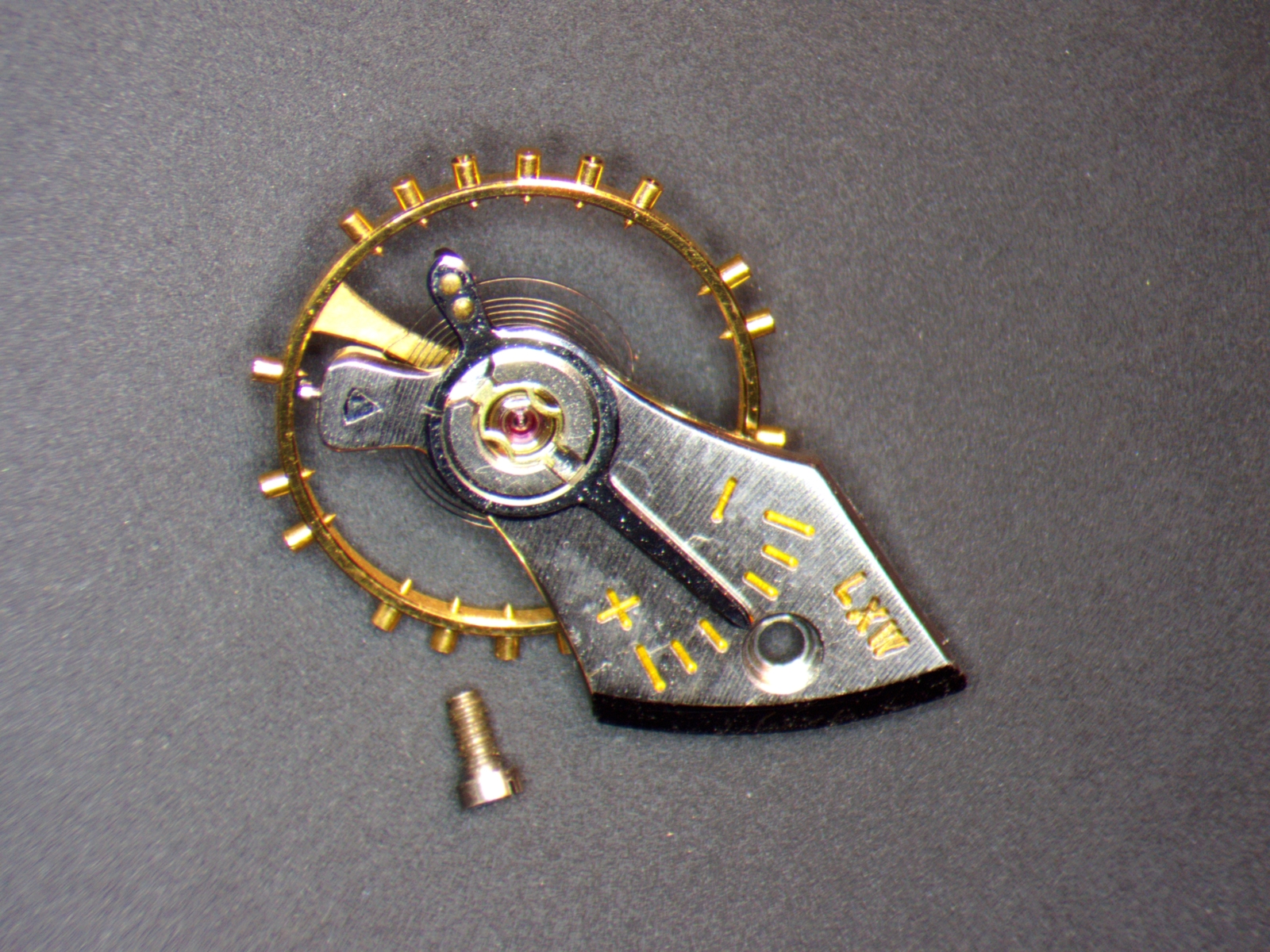 Longines Cal. 280 0721 Balance with flat hairspring parts repair