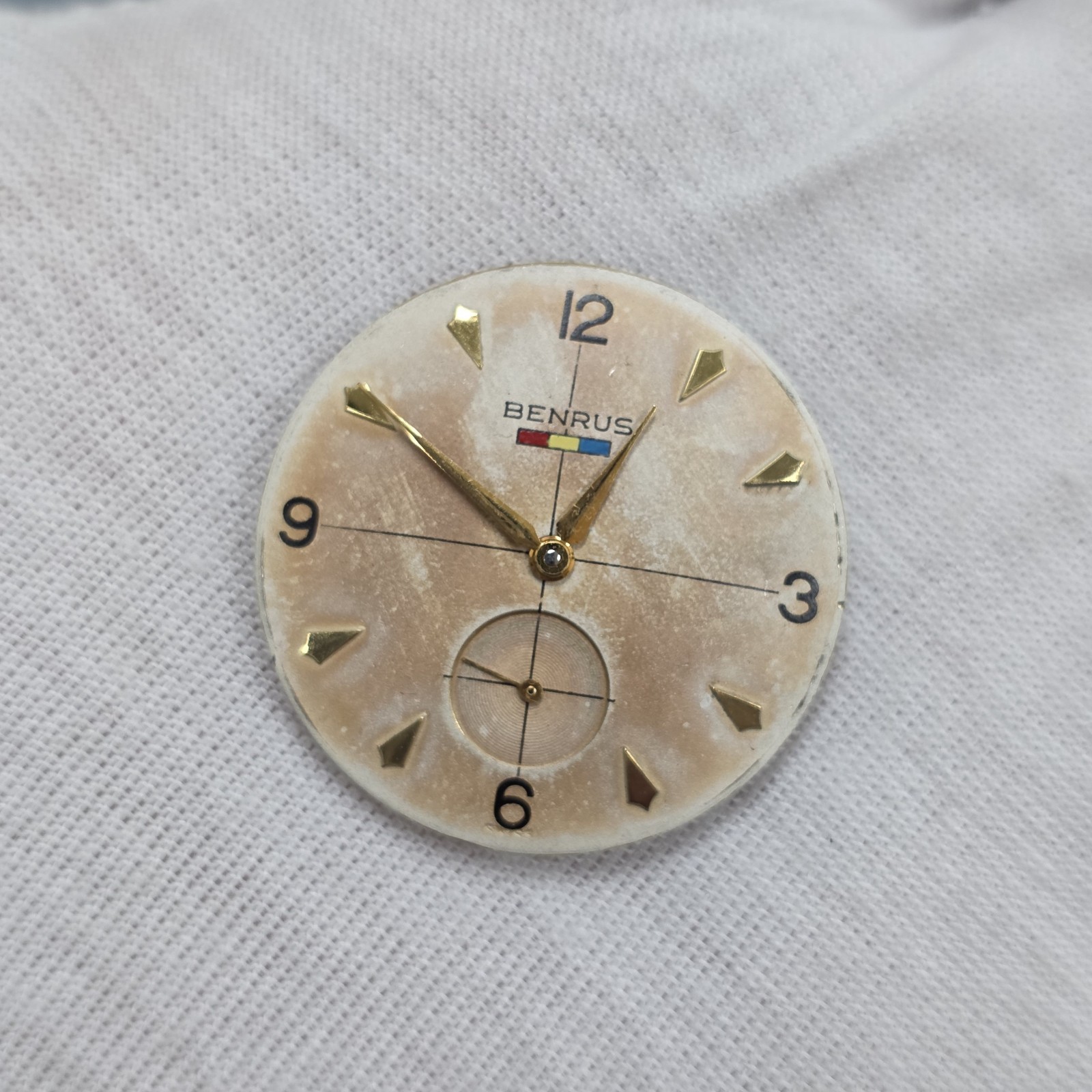 Vintage Benrus DN21 17 Jewels Mechanical Wrist Watch Movement