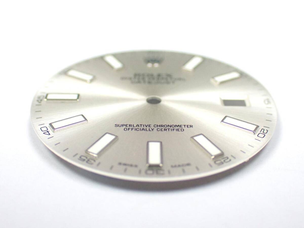 ROLEX Genuine Dial Datejust II 116334 Men’s Wrist Watch Parts Silver 41mm #1