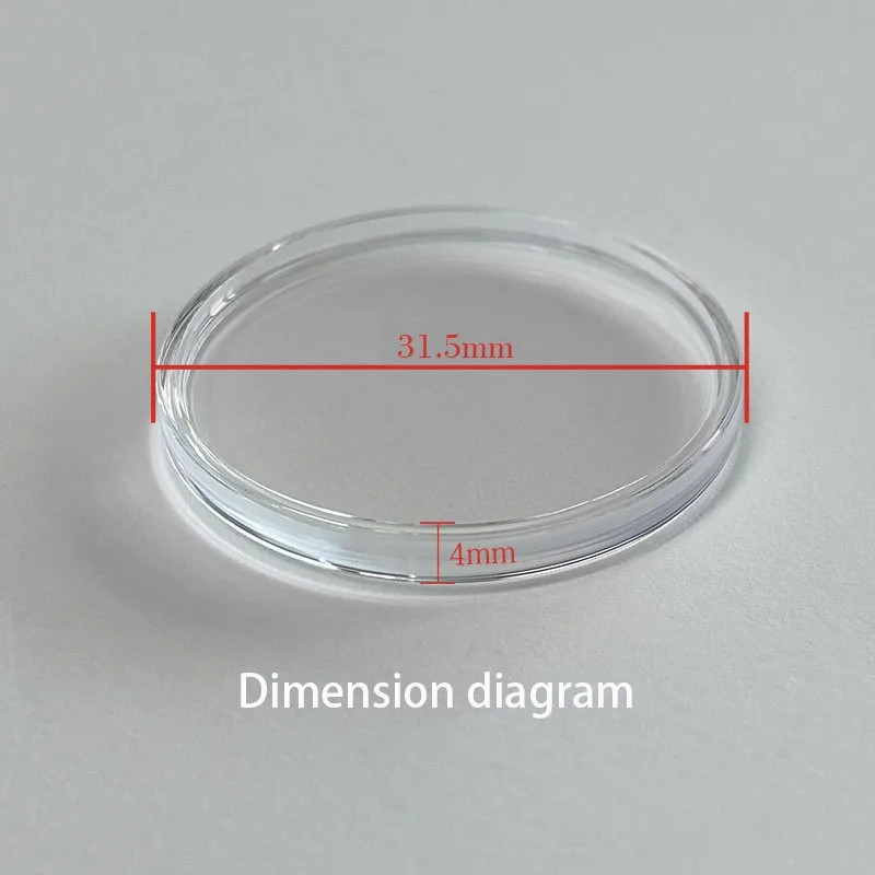 Double Dome Sapphire Watch Crystal Bubble Glass Blue AR For 38.5mm BB58 Mod Case