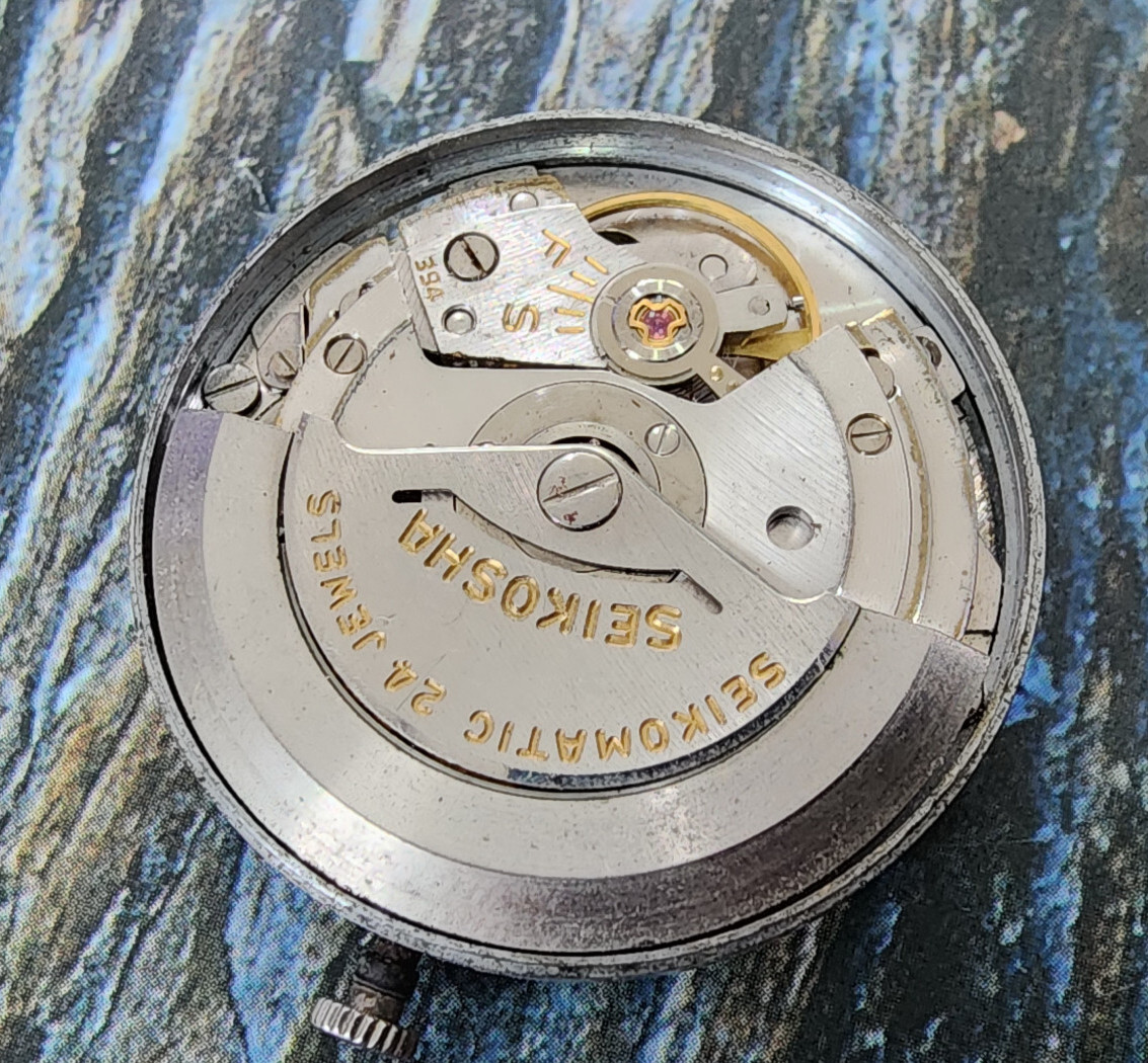 Vintage Seiko Seikosha 24 jewels 394 movement for Parts Repair Watchmaker.