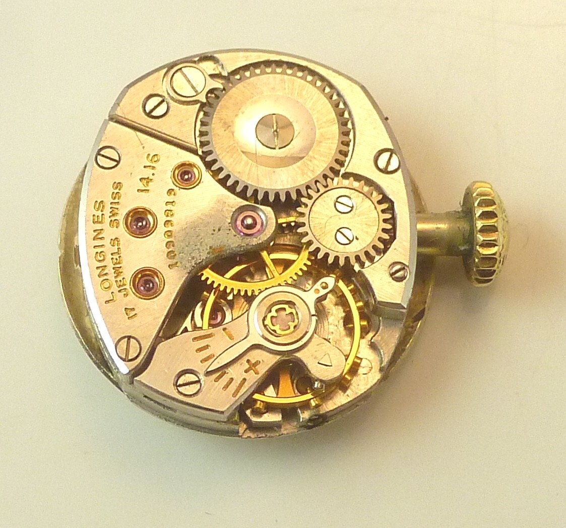 Longines 14.16 Wristwatch Movement – Parts / Repair