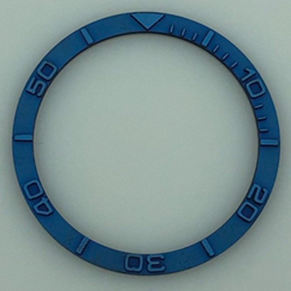 38mm*31.5mm Ceramic/Stainless Steel Bezel Green Gray Black Blue Watch Parts