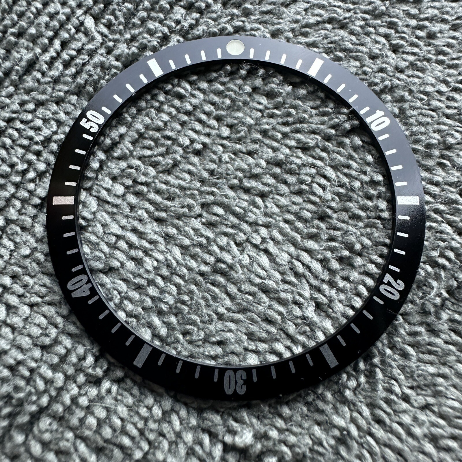 ORIGINAL INSERT BEZEL FOR VINTAGE SEIKO 5 SPORTS 6119-8120 6119-8121 BLACK #2