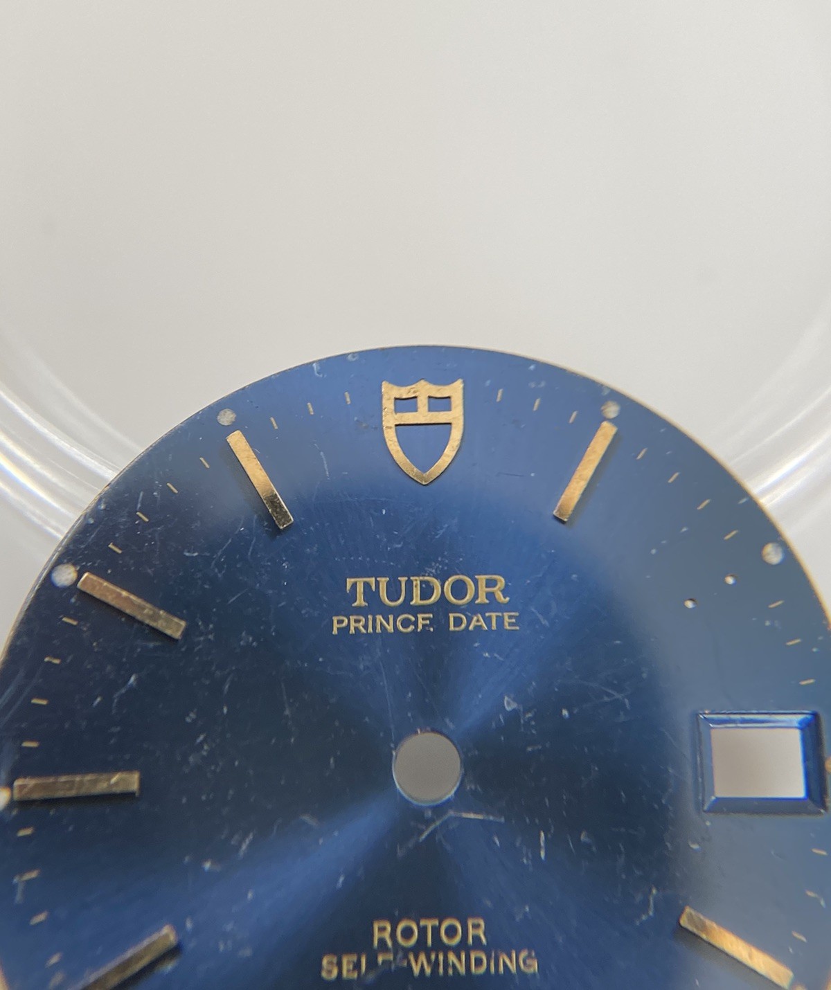 Genuine Tudor Prince Date Rotor 74000N Model Blue/Gold Cal. 2824-2 Dial