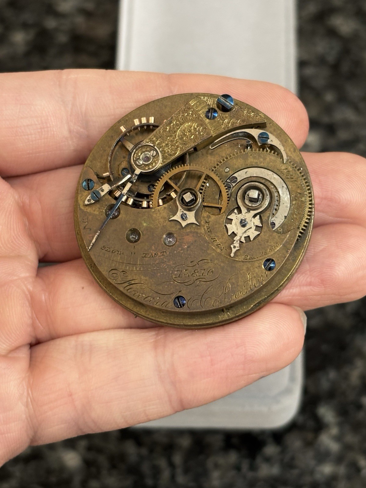 Antique 1868 E. Howard & Co. Series III Size N 15j Pocket Watch Movement – RARE