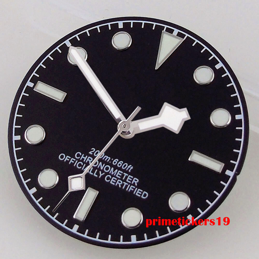 29mm Sterile Watch Dial Snowflake Hands Fit NH35 NH36 Miyota8215 ETA2824 PT5000