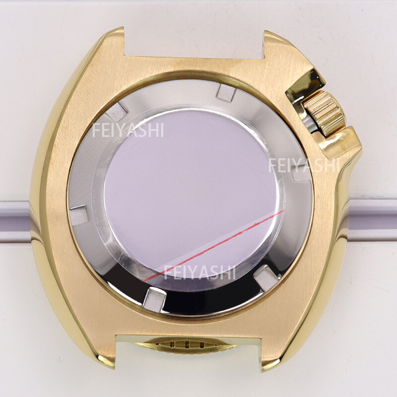 44mm Sapphire glass automatic Turtle Watch Case nh35 For Seiko nh36 nh38Movement