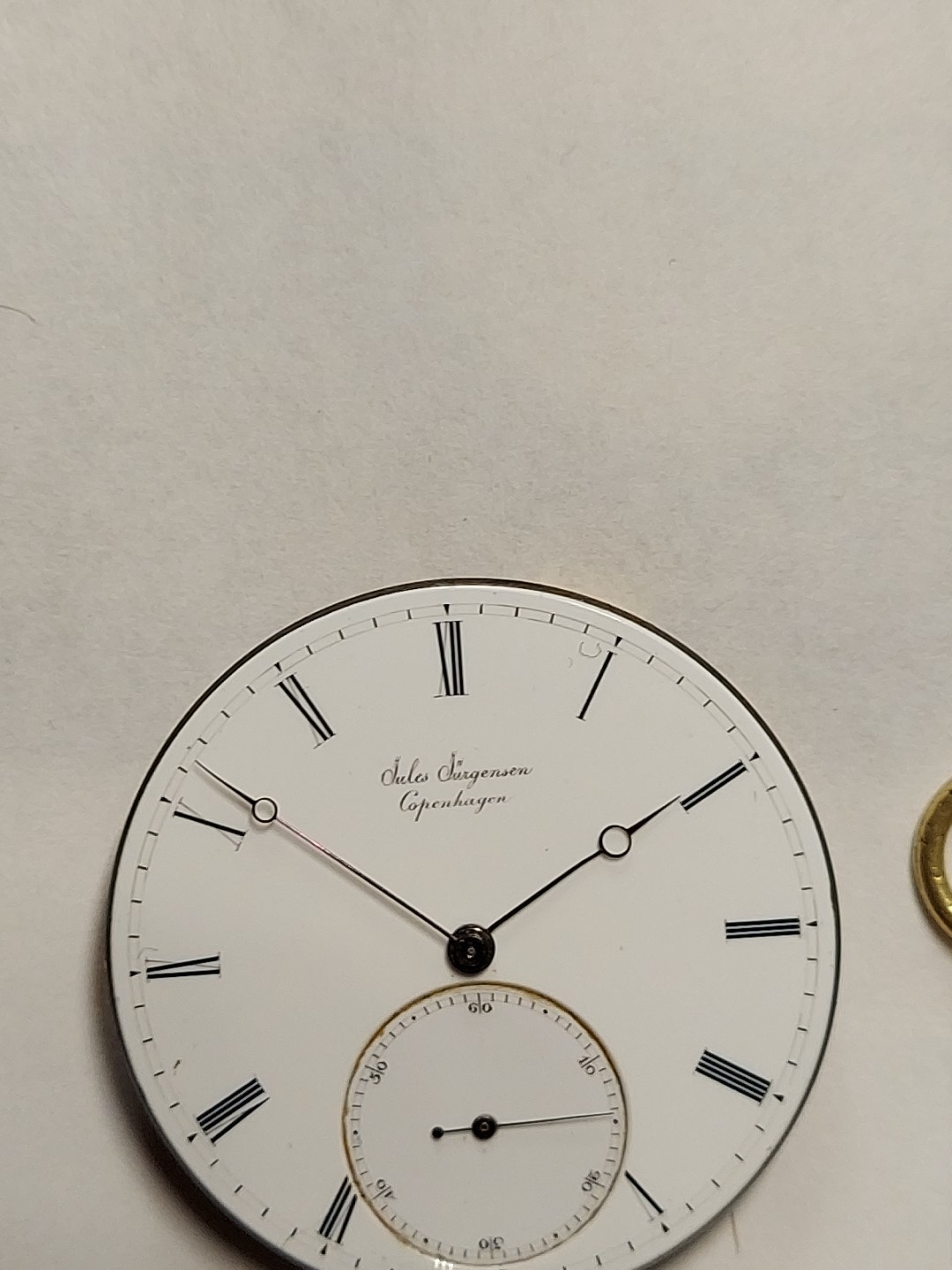 jules jurgensen Collectible P.W. Movement High Grade Key Wind Mens Full Jewels