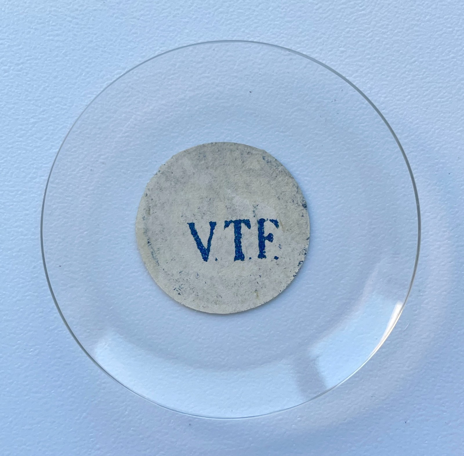 VTF Round Domed Acrylic Watch Crystal Replacement Parts 12 3/4 37.4mm Vintage