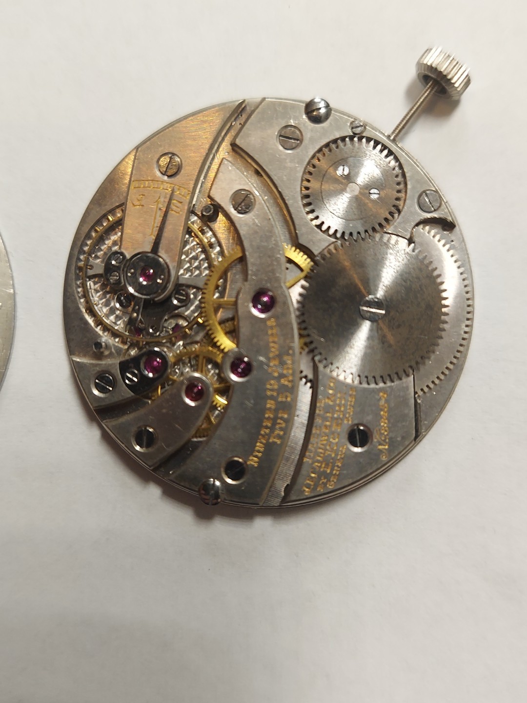 E.Koehn Collectible P.W.Movement For J.E.Caldwell 19 Jewels 5 Adj.mens Swiss