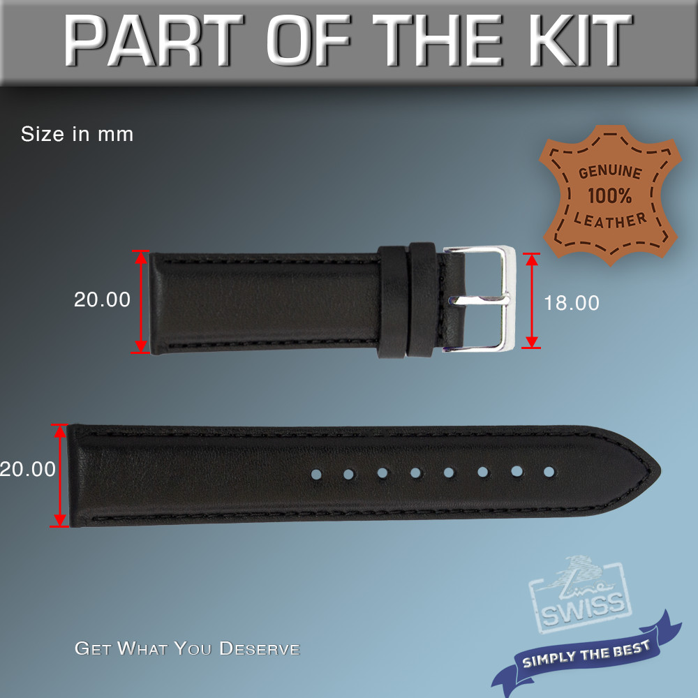 DO IT YOURSELF KIT : SLIM CASE 41MM, SPORT BLUE, HANDS, BR, fit ETA 7001