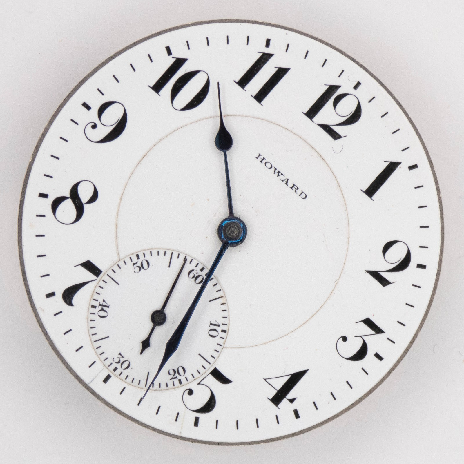 E. Howard Series 4 16-Size 17-Jewel Antique Pocket Watch Movement, Runs