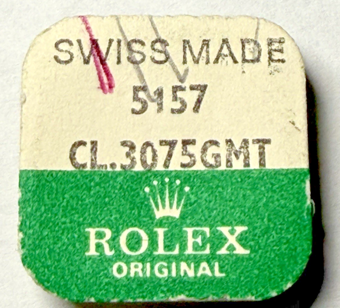 Genuine Rolex Hour Wheel 12H Cal 3075 GMT-Master Part 5157 NOS SEALED