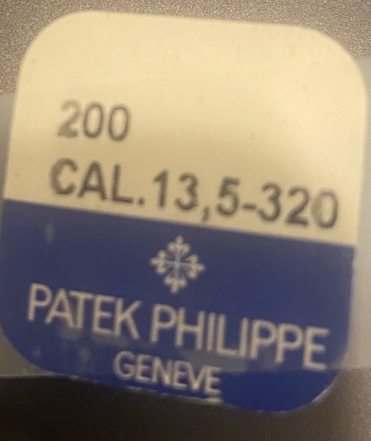 Patek Philippe 13.5 – 320 Center Wheel