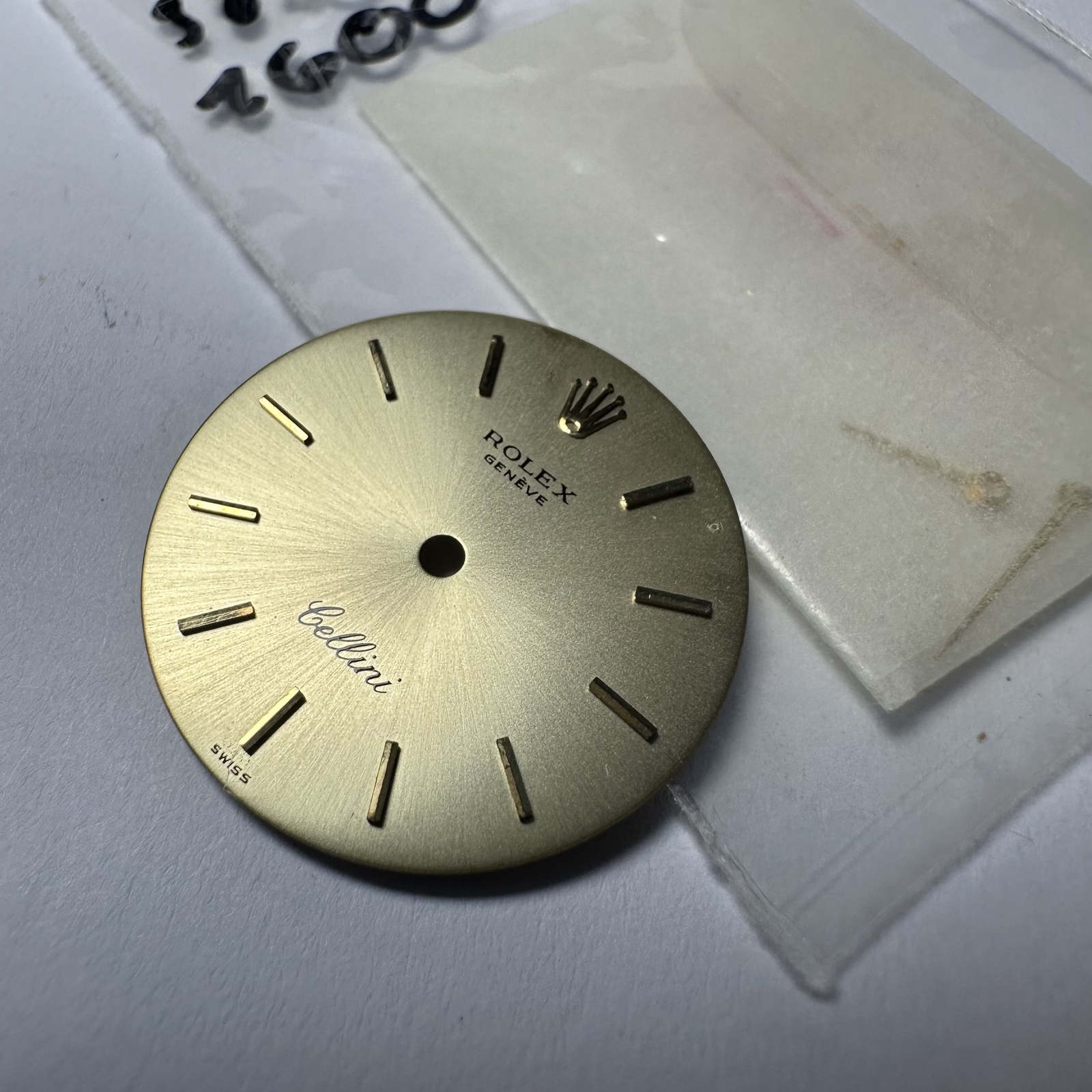 Rolex Cellini 3840 caliber 1600 Dial with hands perfect condition