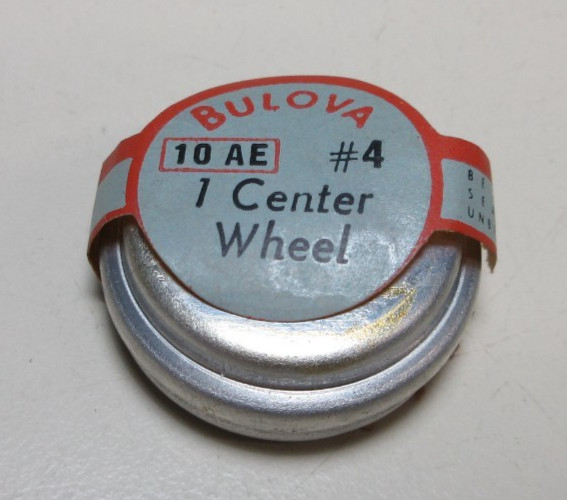 BULOVA CENTER WHEEL 10AE #4 WATCHMAKER REPLACEMENT PART #282