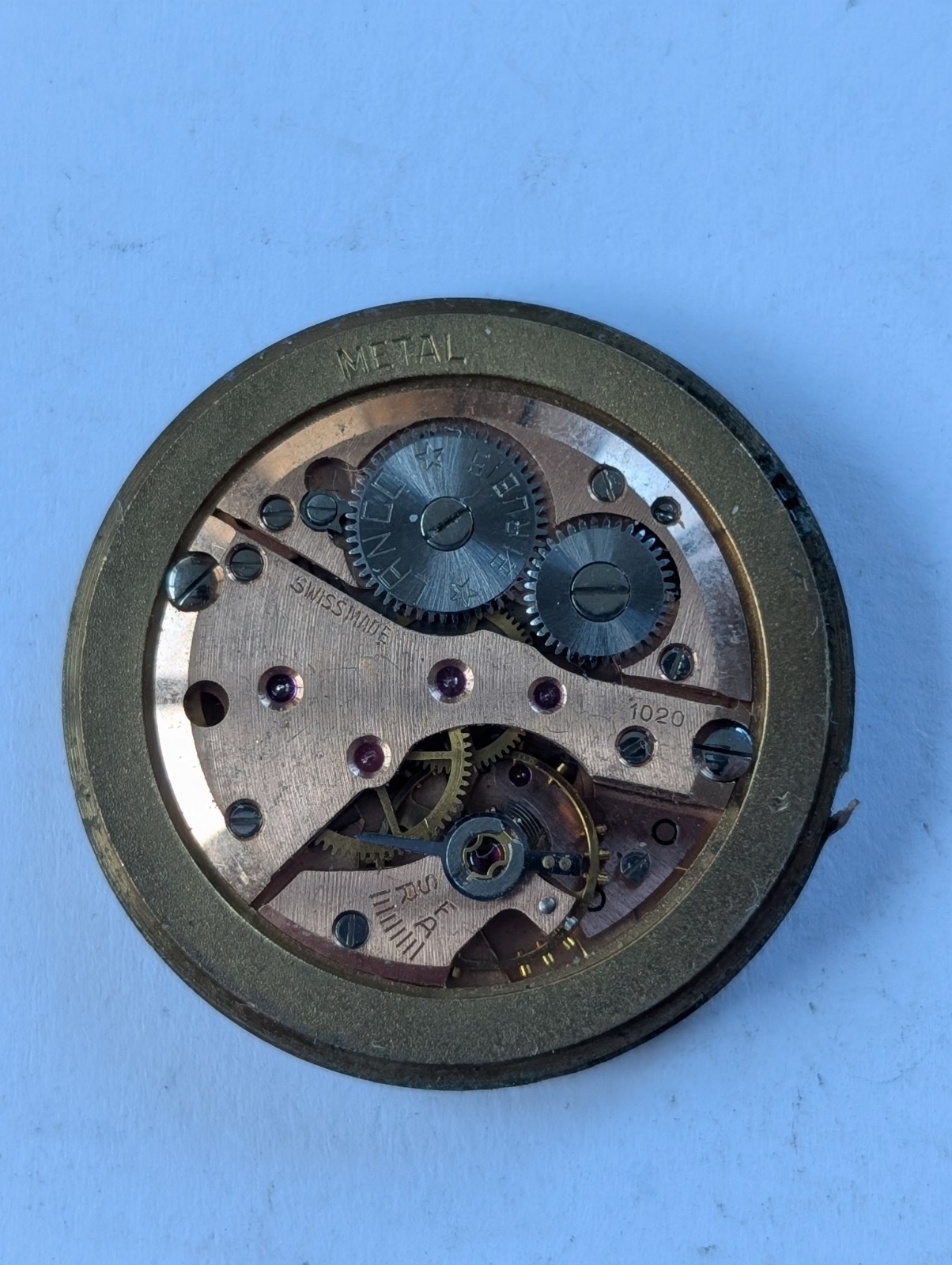 Vintage Lanco 1020 Mechanical Watch Movement (Spares/Repairs)
