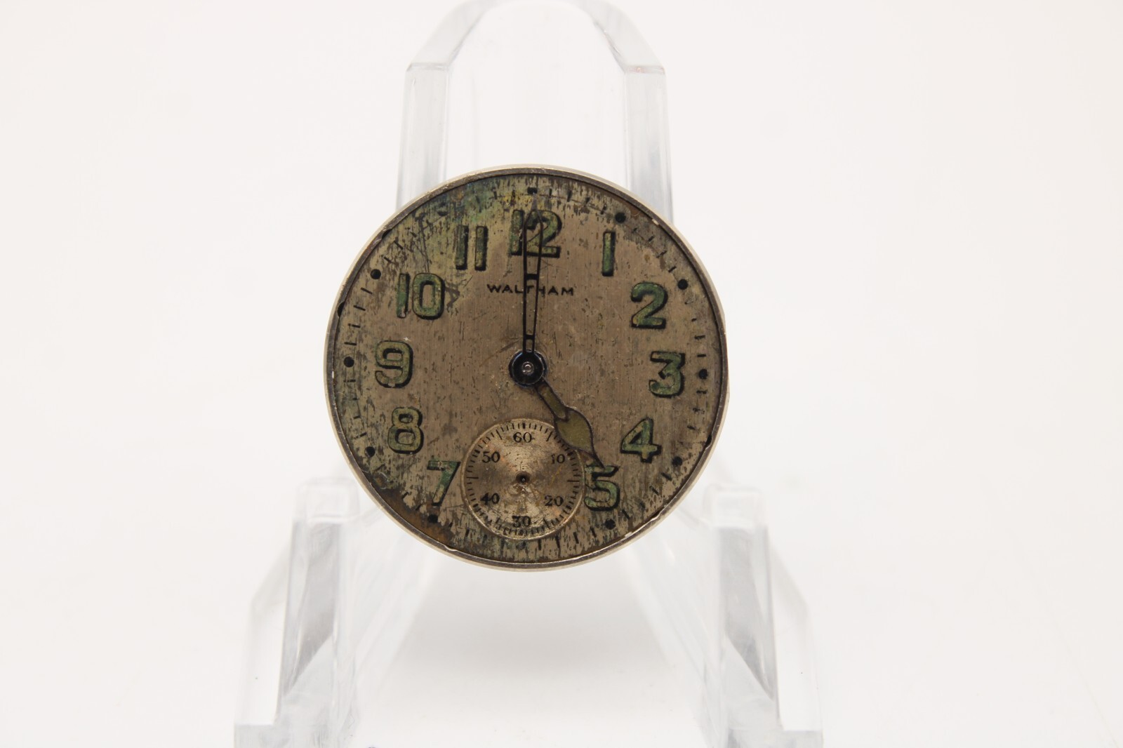 1918 WALTHAM POCKET WATCH MOVEMENT 22248533 GRADE: EQUITY 6/0s 7j (PG)