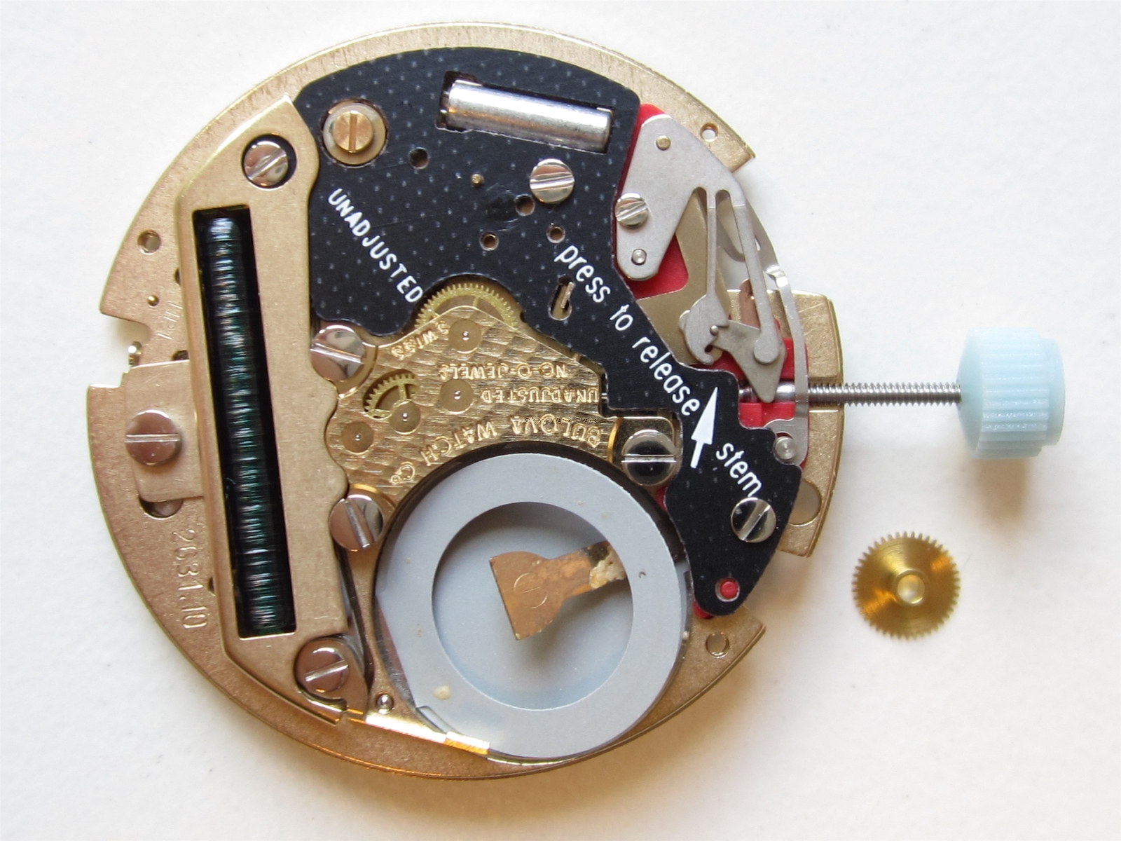 Bulova watch co cal. 2631.10 N.O.S. watch movement
