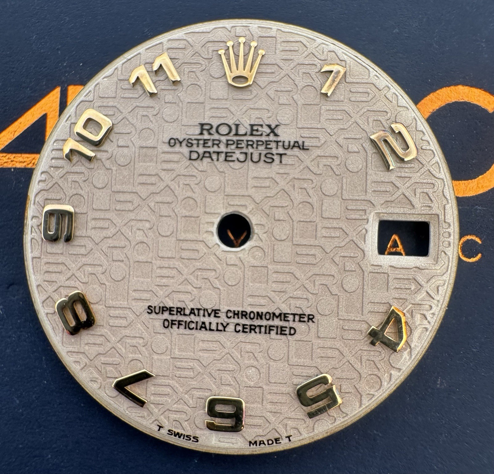 Genuine Rolex Datejust 31MM Cream Anniversary Jubilee Dial with Arabic Markers